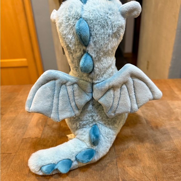 Douglas Baby Light Blue Plush Dragon Ultra Soft Stuffed Animal Cuddle Toy - Picture 5 of 14